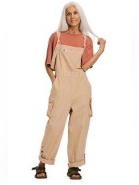 Lucy and Yak 100% Organic Cotton Khaki Overalls Sz 20